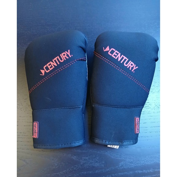 Century Other - Century FloMotion Black Red Mesh Neoprene Bag Gloves L/XL Cardio Kickboxing